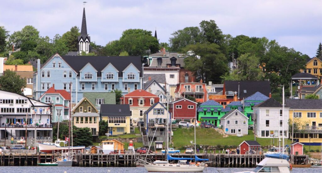 UNESCO listed Lunenburg, Nova Scotia Waterfront