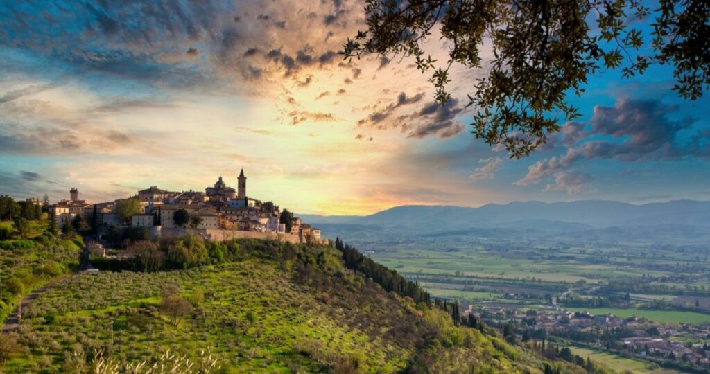 Beautiful hamlet of Trevi, Umbria, Italy