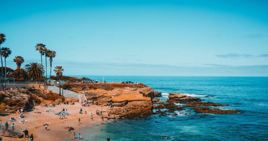 A beach in San Diego, California