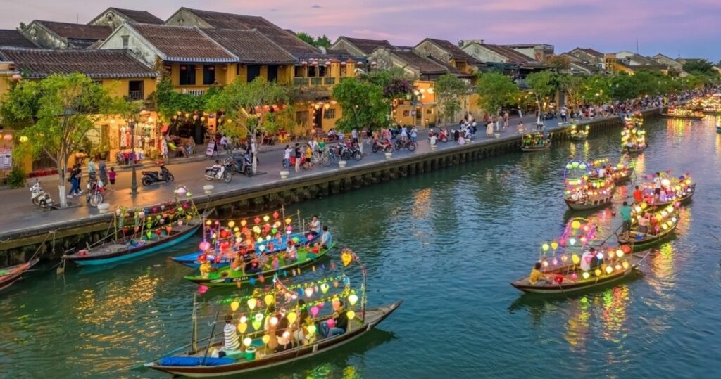 Aerial view of Hoi An ancient town, Vietnam