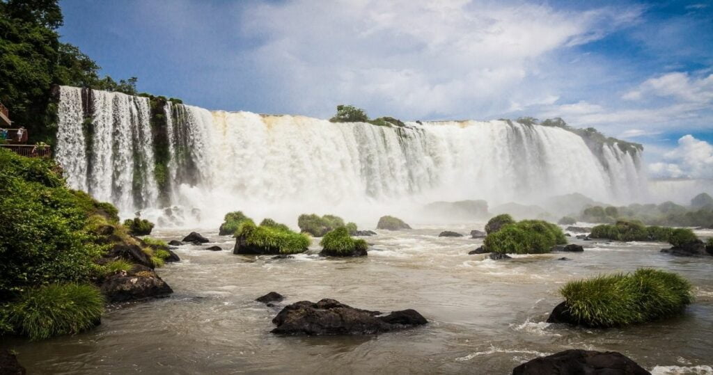 Iguazu Falls in Argentina and Brazil