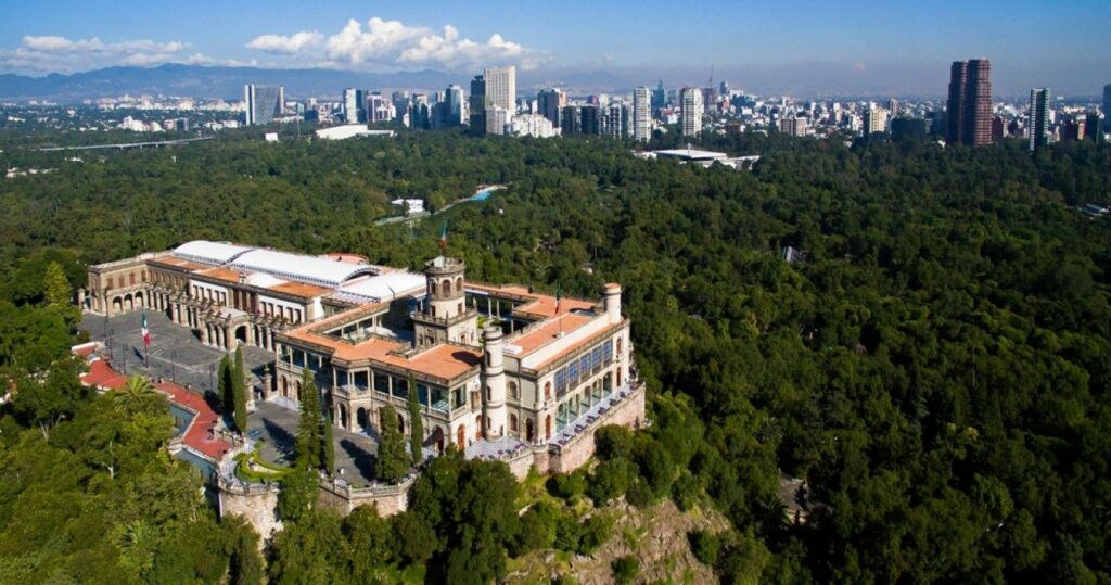 Chapultepec castle in Mexico