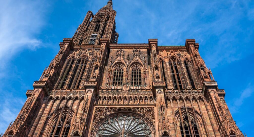 Cathedrale Notre Dame de Strasbourg in Alsace, France