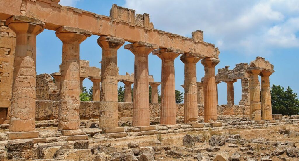 The Temple of Zeus at Cyrene Libya