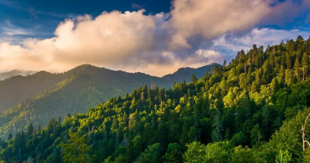 mountain summits in smoky mountains national park