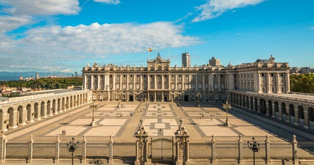 Royal Palace in Madrid, Spain