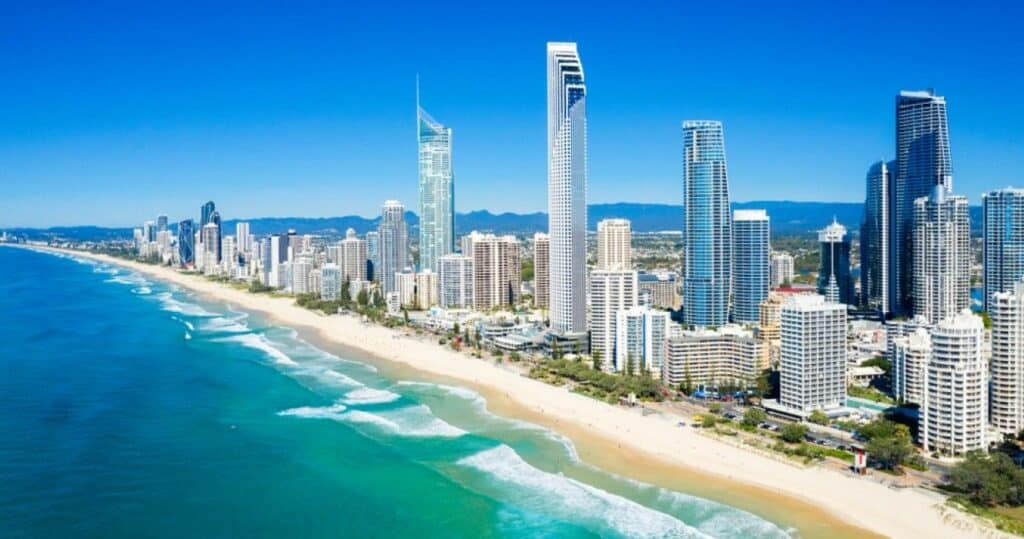 Surfers Paradise on the Gold Coast, Australia