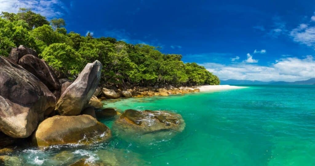 Nudey Beach on Fitzroy Island, Cairns area, Australia