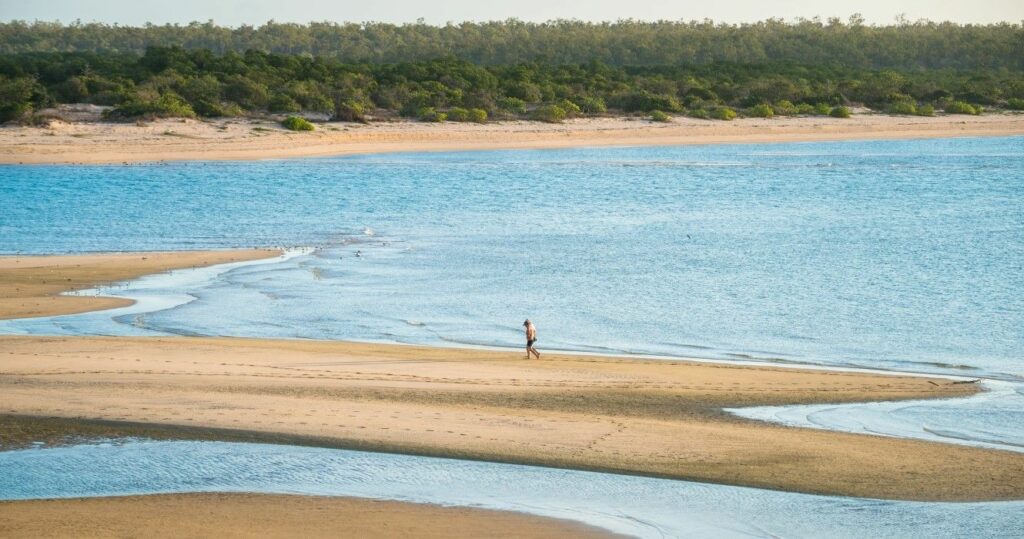 East Woody beach the beach of Nhulunbuy town of Gove Peninsula, Northern Territory state of Australia