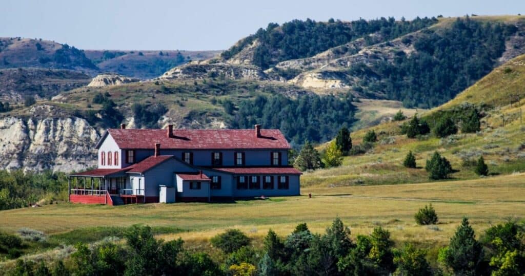 Historic home in Medora, North Dakota