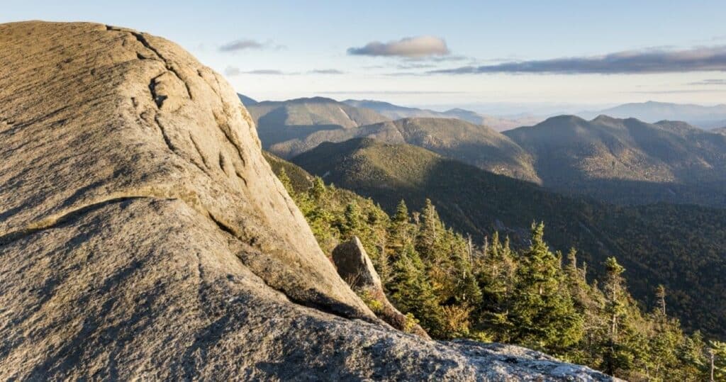 Gothics Mountain Cliff in the Adirondacks