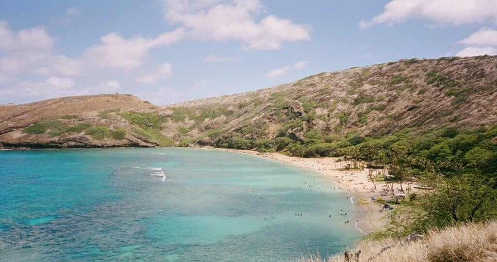 Hanauma Bay in Oahu, Hawaii