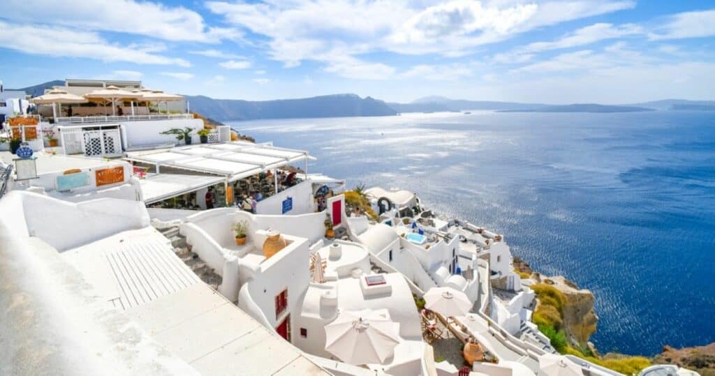 Oia, Greece on Santorini Island