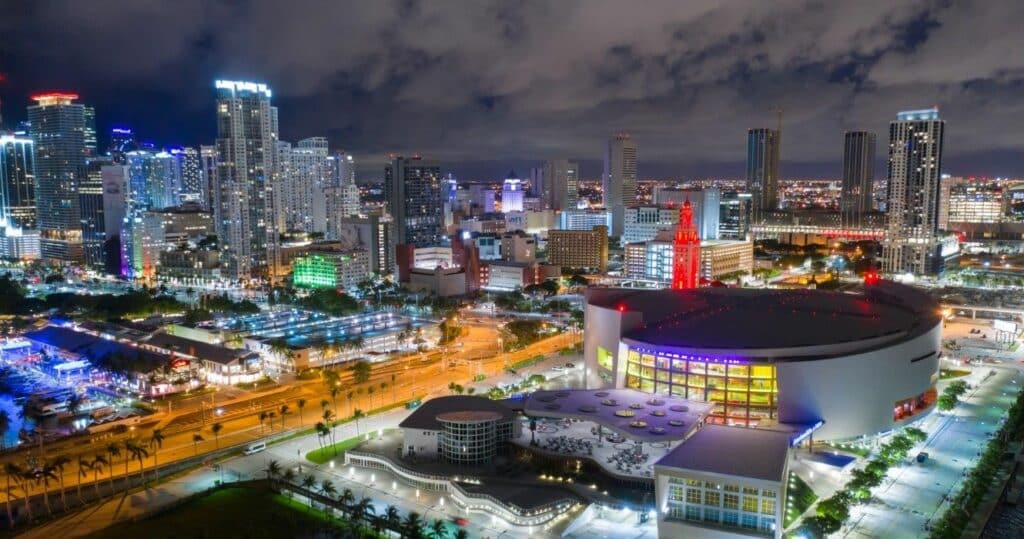 Miami Downtown, Florida city scene