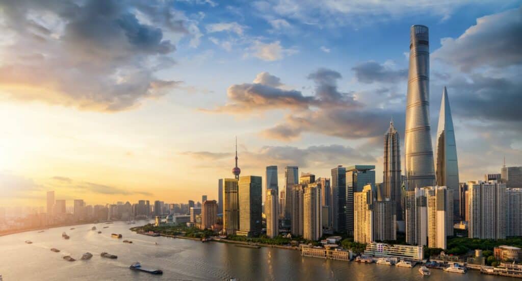 Shanghai Tower And Skyline