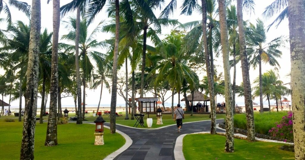 Outdoors pathway at Club Med, Nusa Dua, Bali, Indonesia