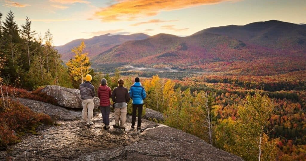 Hikers in the Adirondacks