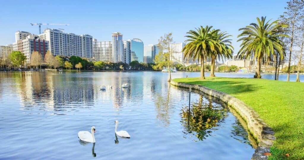 Lake Eola Park, Orlando, Florida