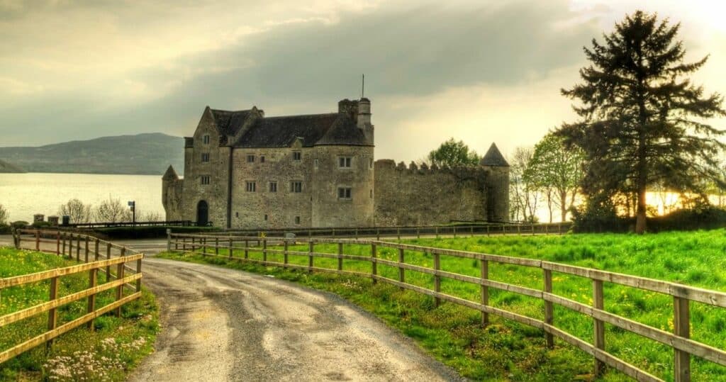 Parkes Castle in County Leitrim, Ireland