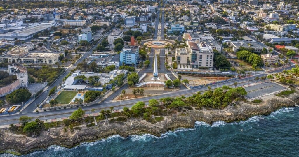 Santo Domingo view from above