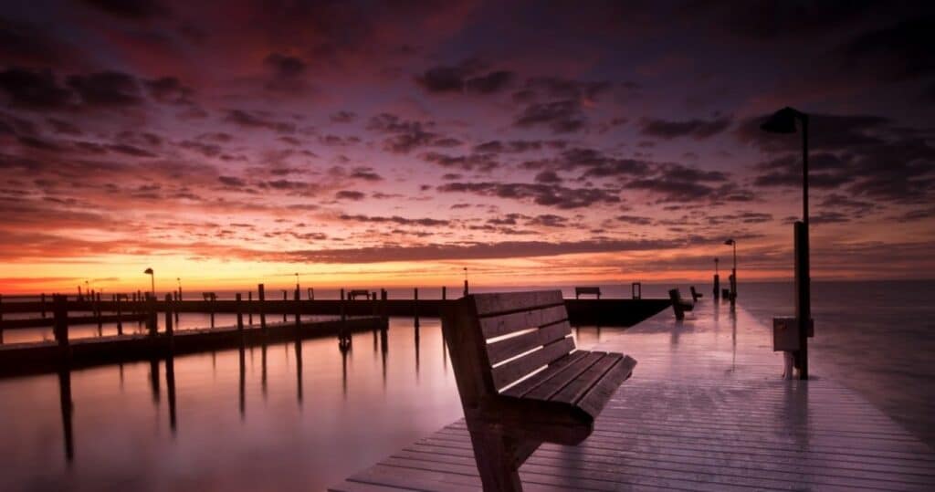 Sayville docks and marina in Long Island, New York