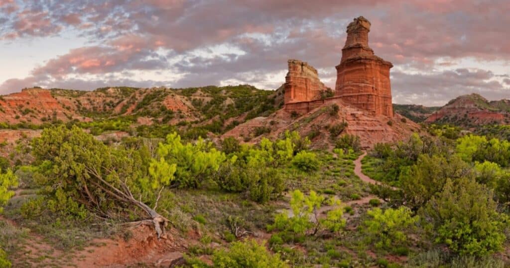 Lighthouse Rock - Palo Duro Canyon State Park - Texas