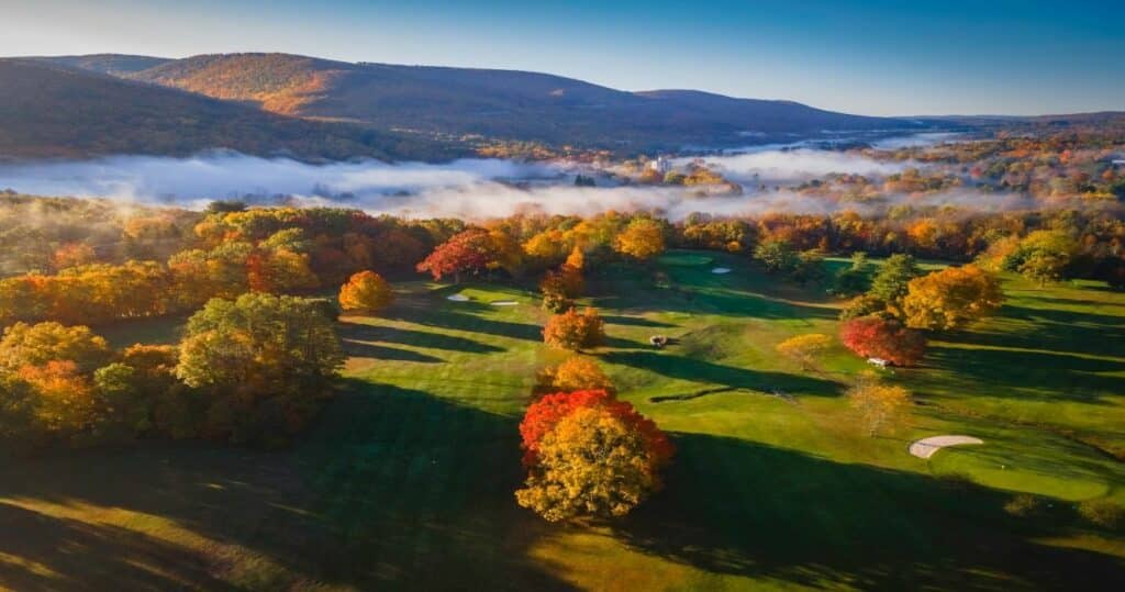 Shawangunk Ridge in Ellenville, New York, USA