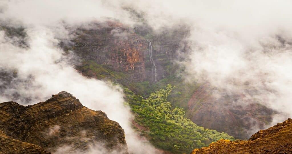 Waimea Canyon State Park In Hawaii, USA