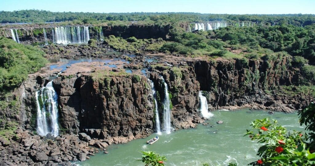 Iguazu Falls in Brazil and Argentina