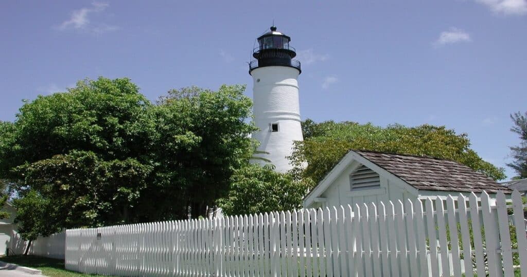 The Key West Lighthouse in Key West, Florida Keys, USA