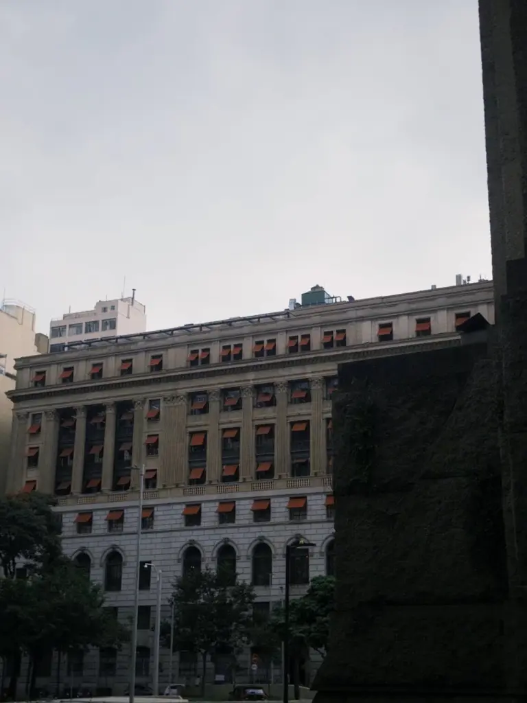 Discover the classic architectural beauty in São Paulo's historic downtown with this striking photograph.