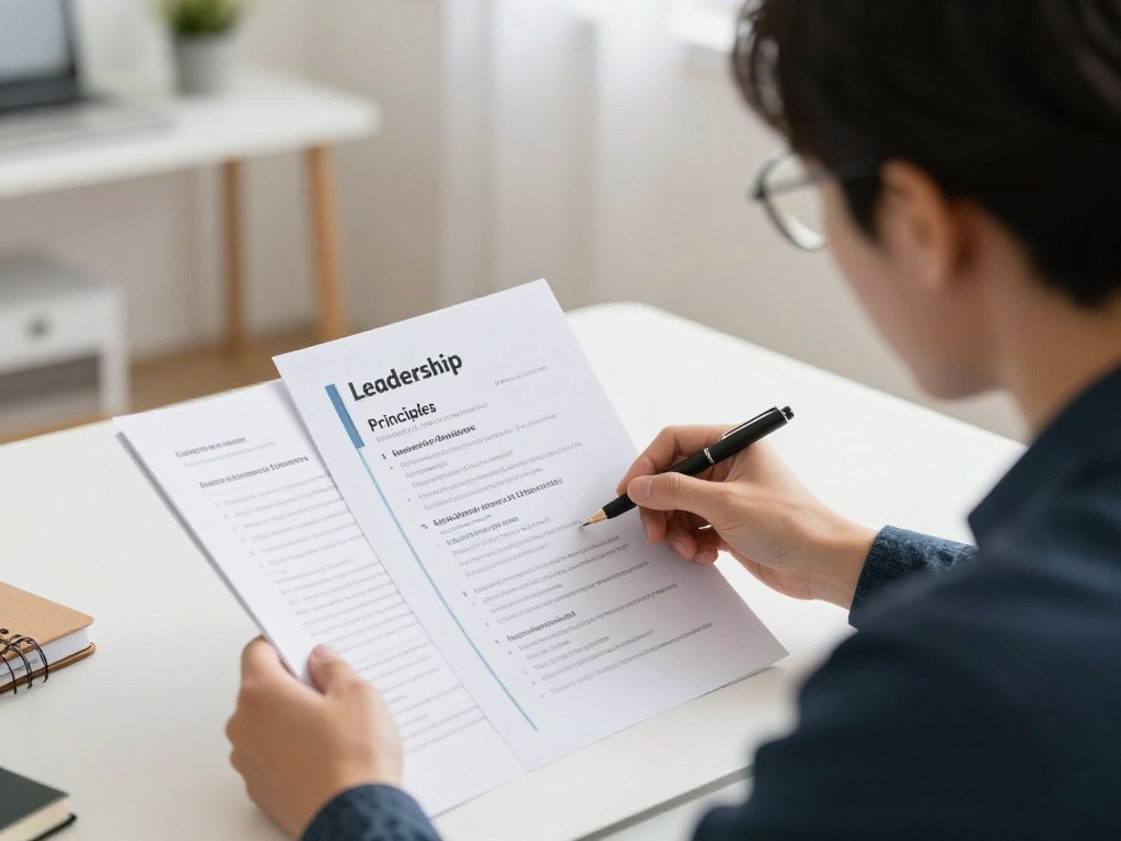 Job candidate preparing resume and practicing interview responses Job candidate preparing resume and practicing interview responses